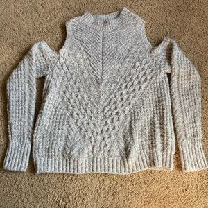 Express Cold Shoulder Sweater